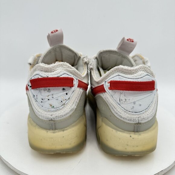 Nike Air Max Terrascape 90 Men Size 8.5 DQ3987-100 Summit White Red Shoes - Picture 7 of 12